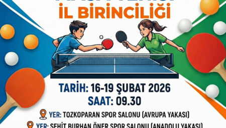 İstanbul Ortaokul – Küçükler arası Masa Tenisi İl Birinciliği