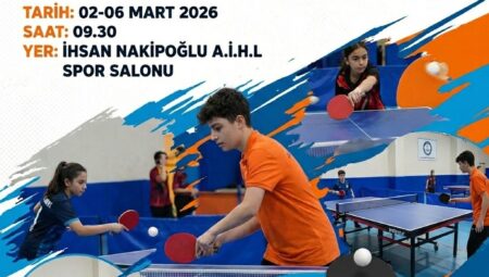 Esenyurt ilçe okullar arası masa tenisi turnuvası yapılacaktır