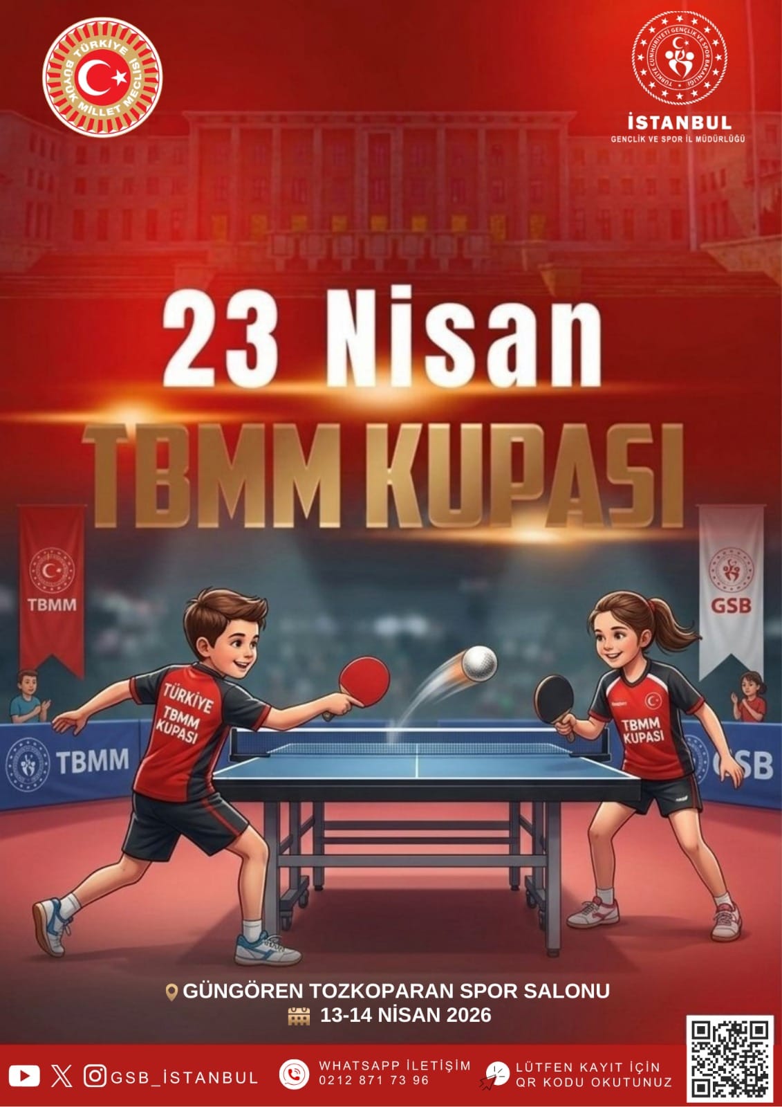 23 nisan TBMM masa tenisi turnuvası