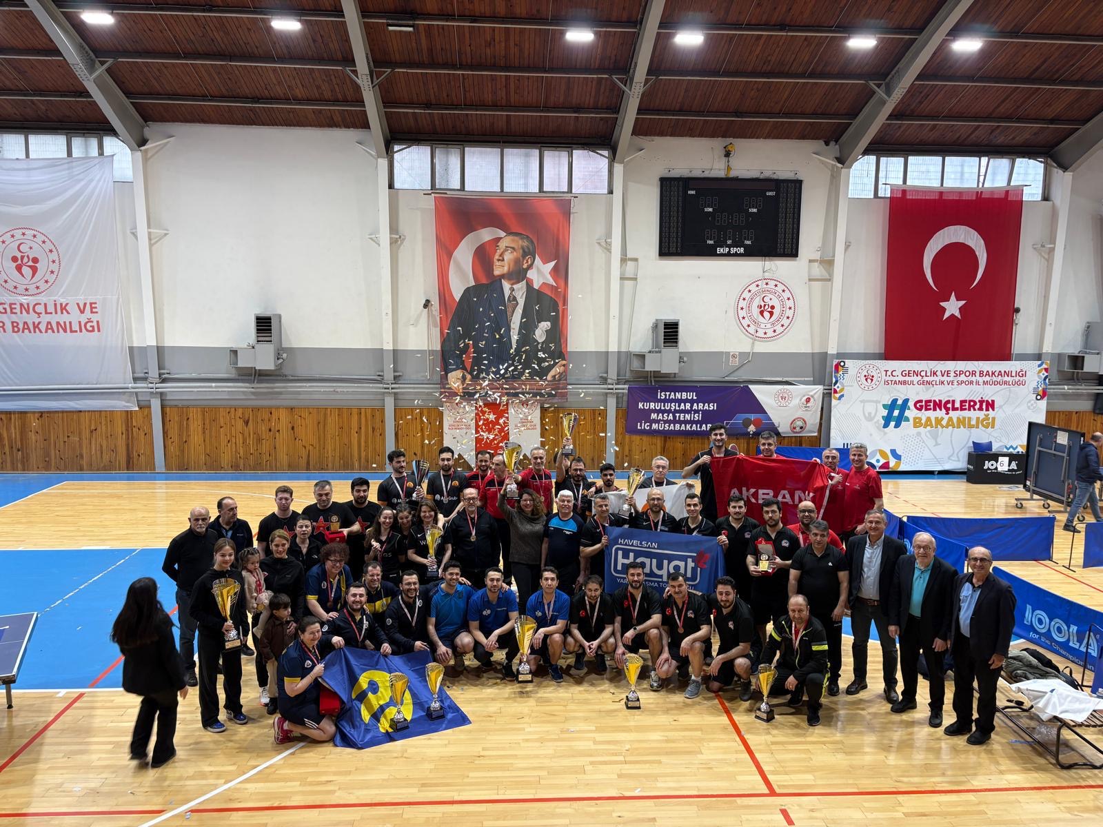 istanbul kuruluşlar arası lig müsabakaları 3.etap tamamlandı