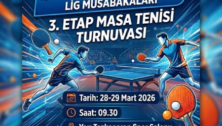 İstanbul Kuruluşlar arası Lig Müsabakaları 3.Etap Masa Tenisi Turnuvası