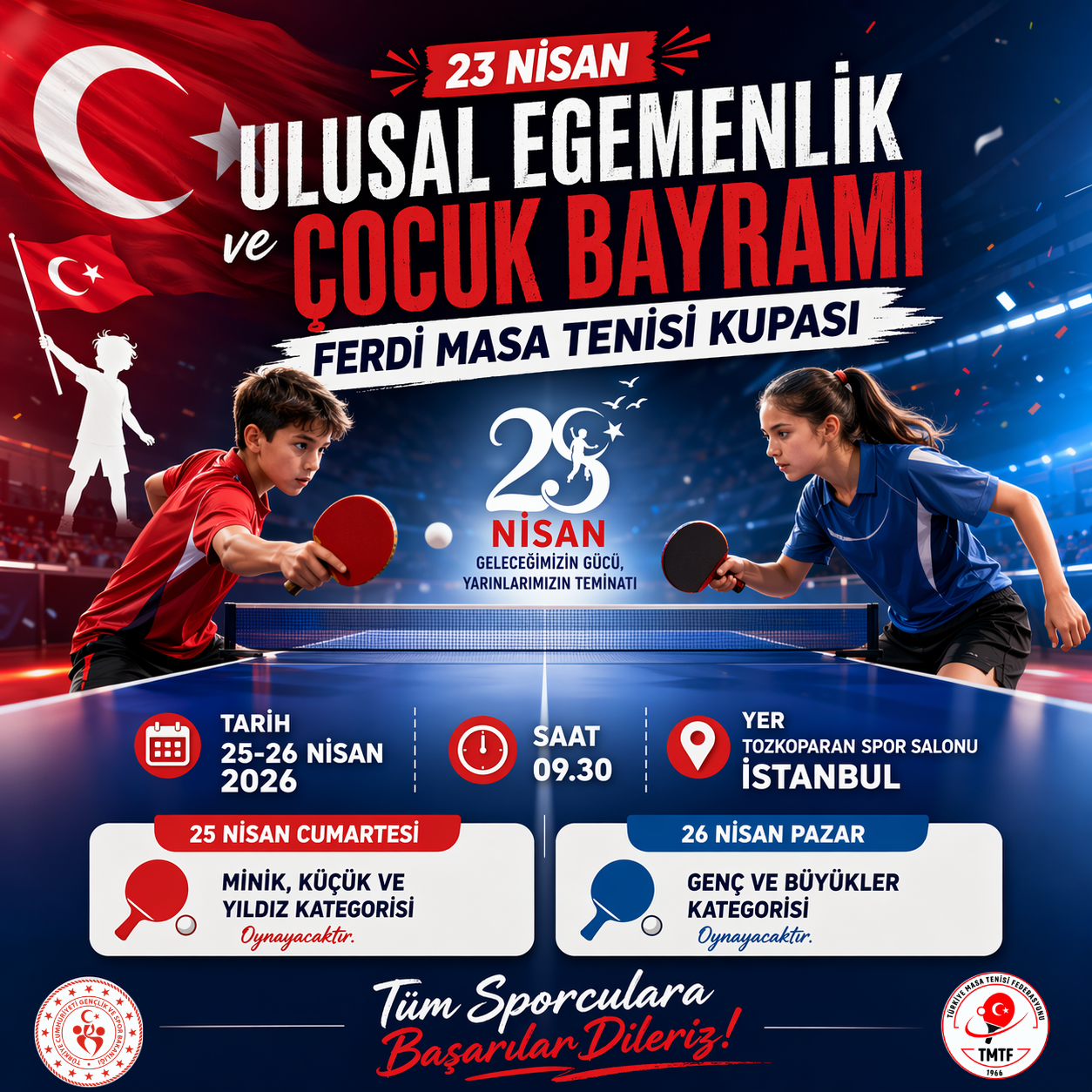 23 nisan masa tenisi kupası