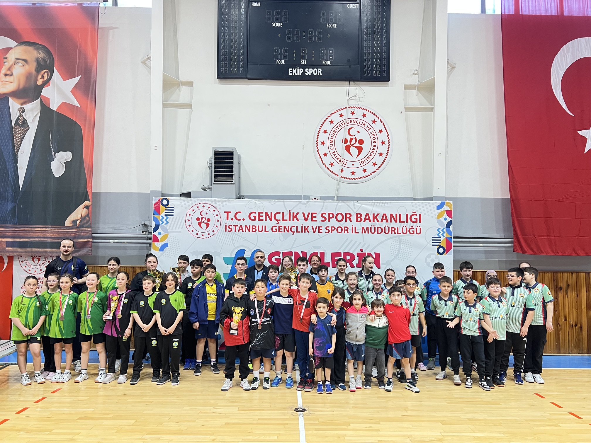 23 nisan ulusal egemenlik ve çocuk bayramı masa tenisi turnuvası sonuçları