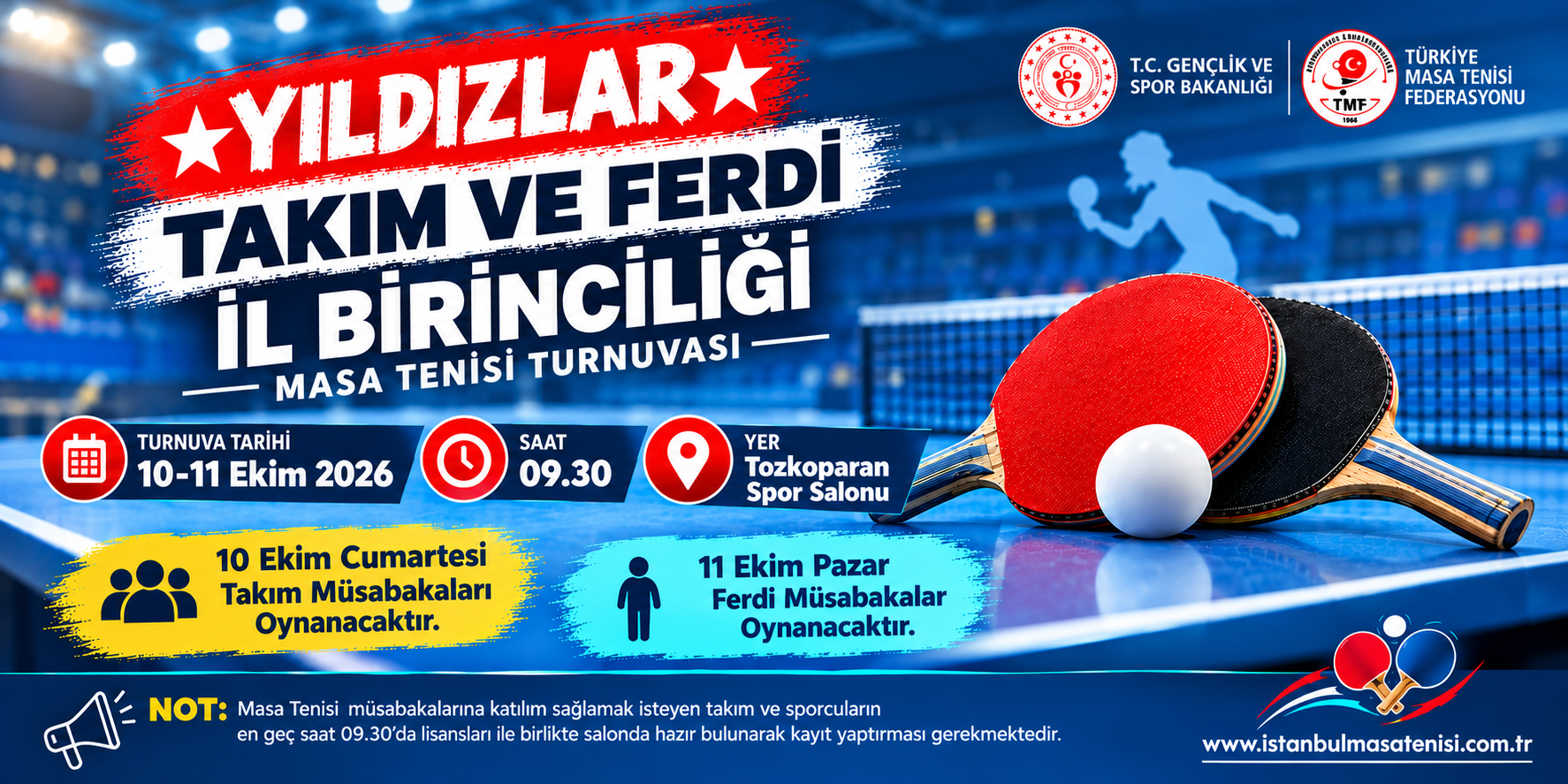 İstanbul Yıldızlar Takım ve Ferdi İl Birinciliği Müsabakaları